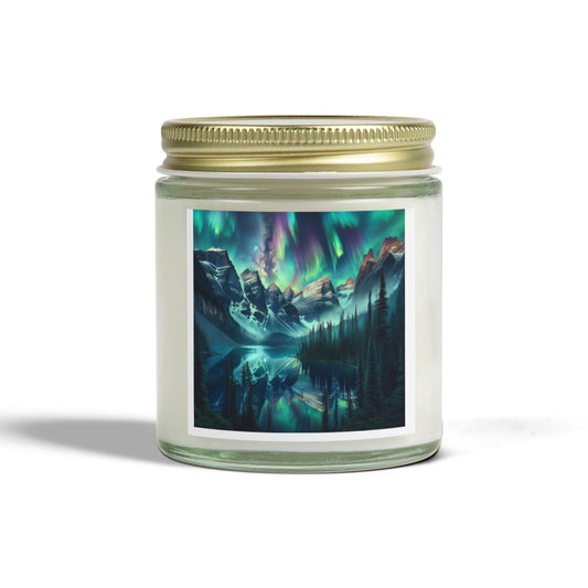 Northern Glow, Scented Candles, Coconut Apricot Wax (4oz, 9oz)