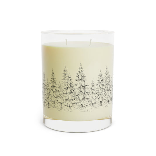 Snow Covered Trees - Scented Candle - Full Glass, 11oz