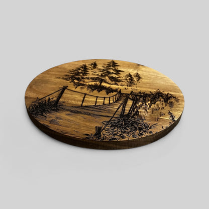 10" Draw Bridge Lazy Susan