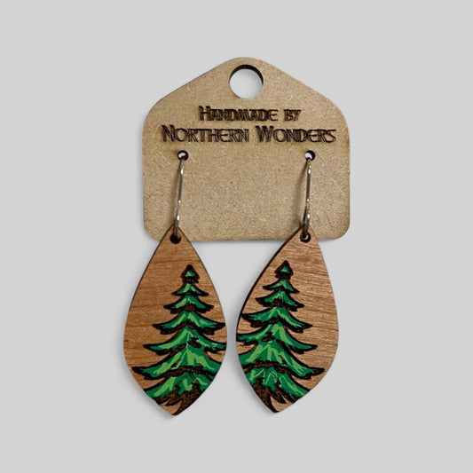 Tree Wood Earring