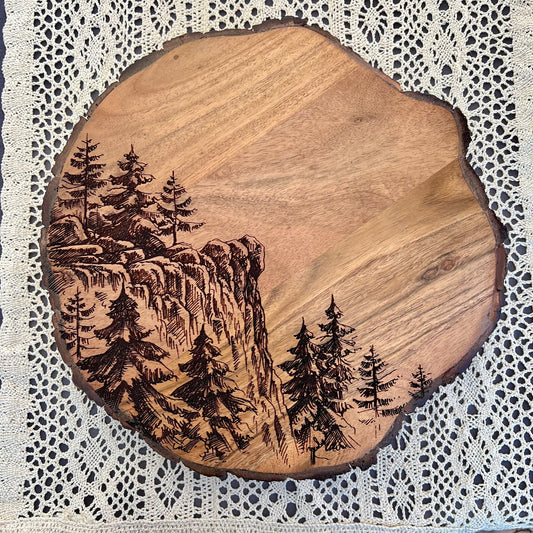 14" Mountain View Lazy Susan