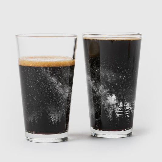 Stars & Night Landscape Pint Glasses