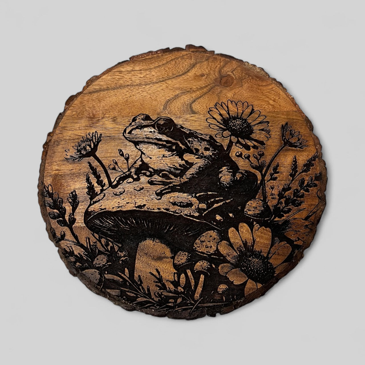 Frog on Mushroom Trivet