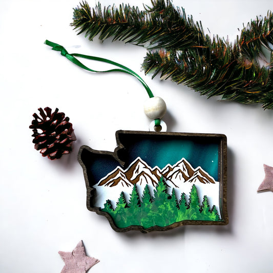 Olympic Mountains Ornament