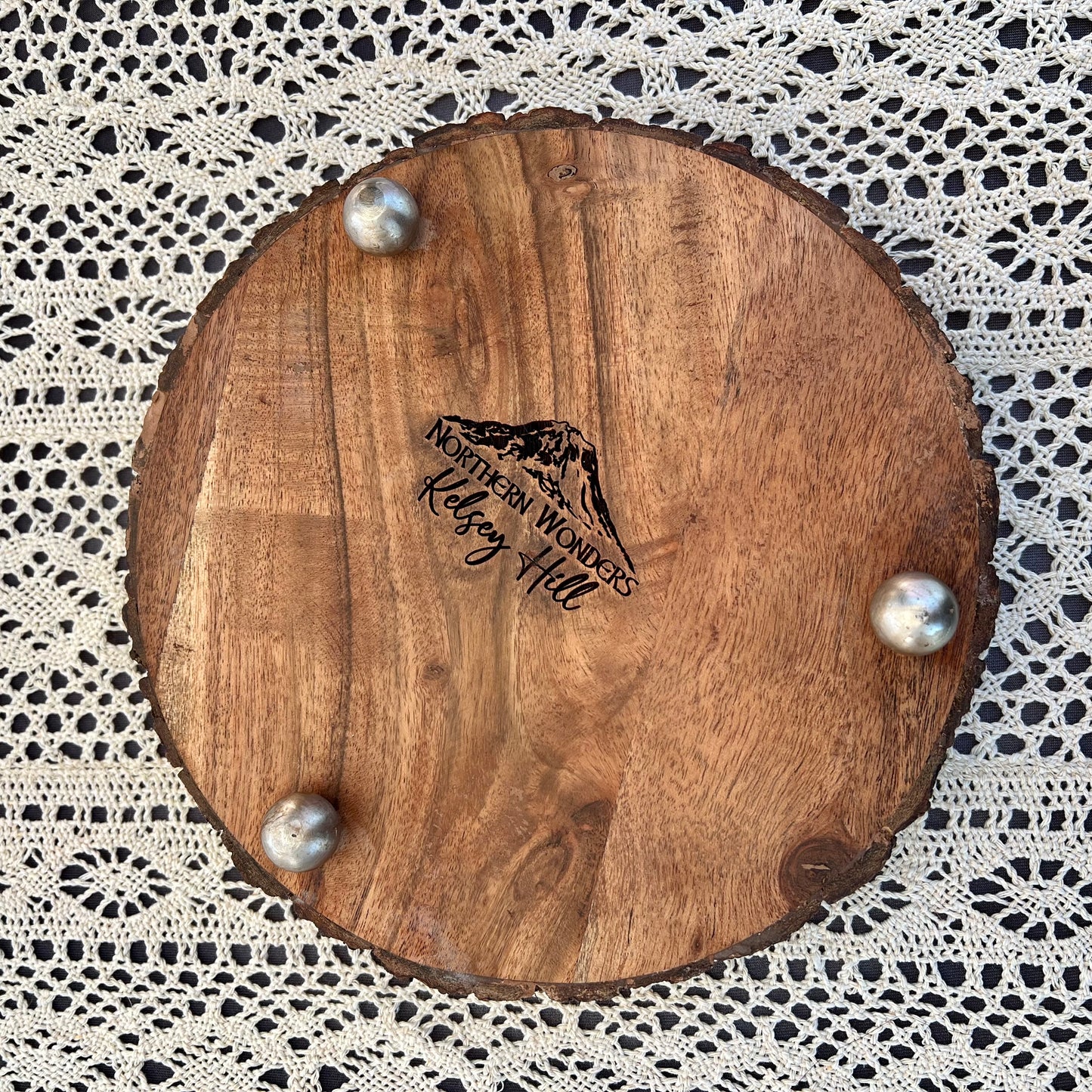 8.5" Live Edge Trivet