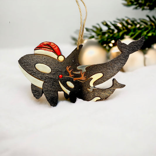 Orca Christmas Ornament