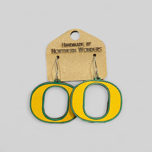 Oregon Ducks Earrings