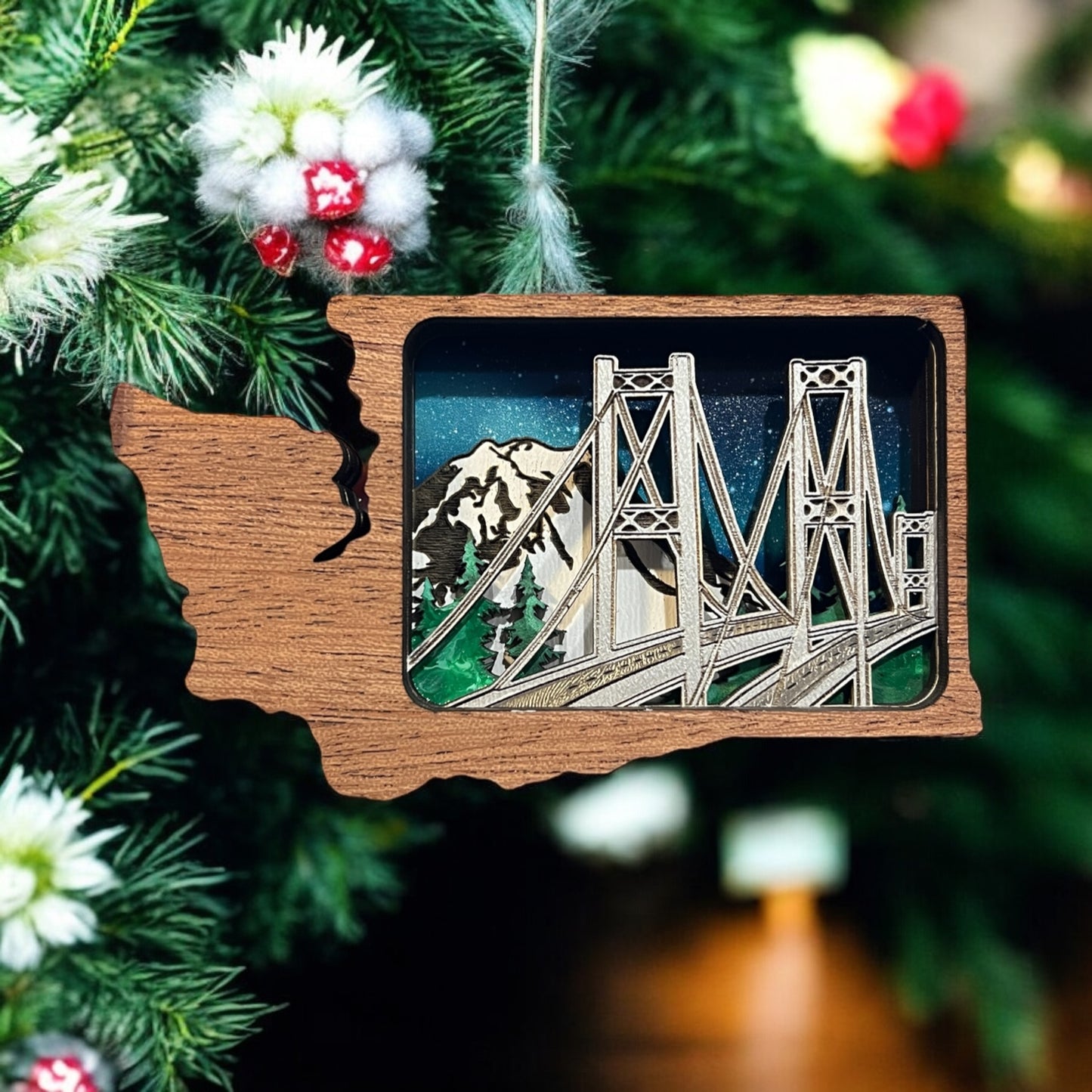 Tacoma Narrows Bridge Ornament