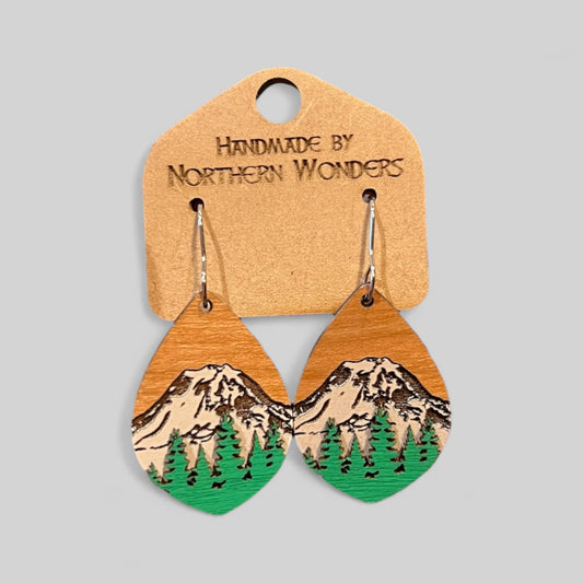 Mt. Rainier Earring