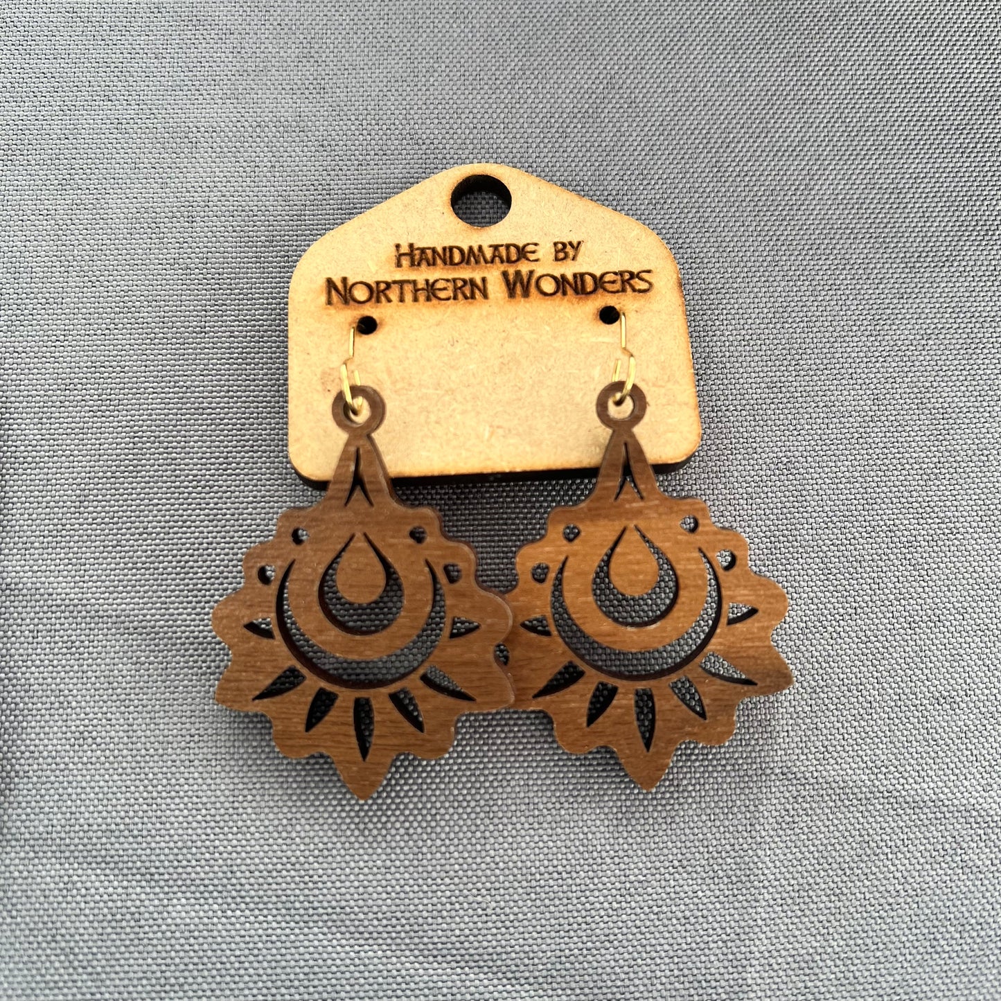 Walnut Earring