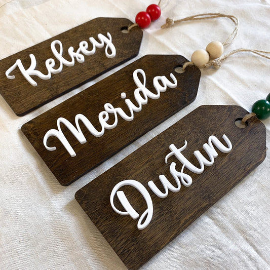 Farmhouse Stocking Gift Tags