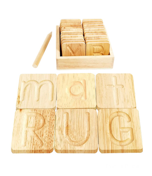 Wooden Alphabet Tracing Boards