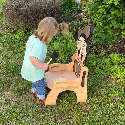 Handmade Donald Duck Children’s Chair