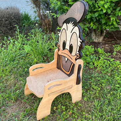 Handmade Donald Duck Children’s Chair