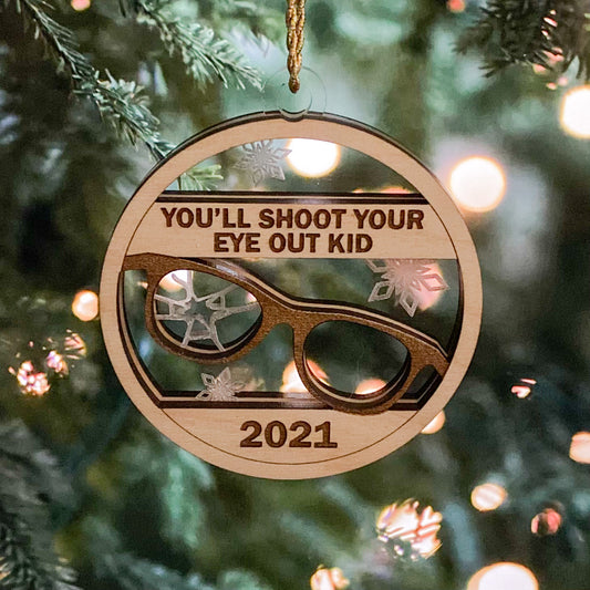You’ll shoot your eye out kid Ornament