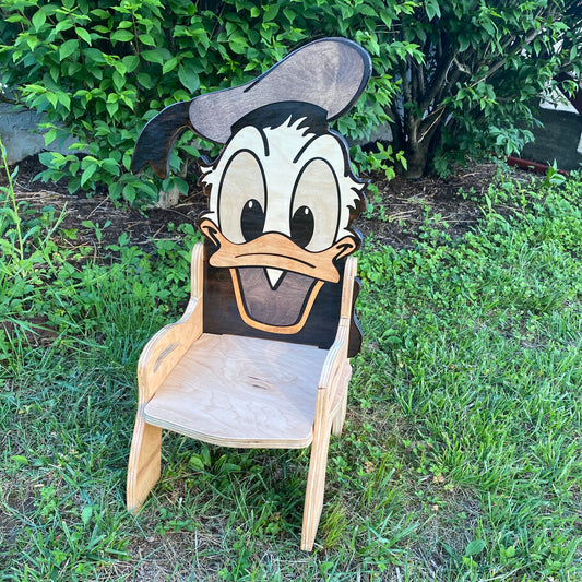Handmade Donald Duck Children’s Chair