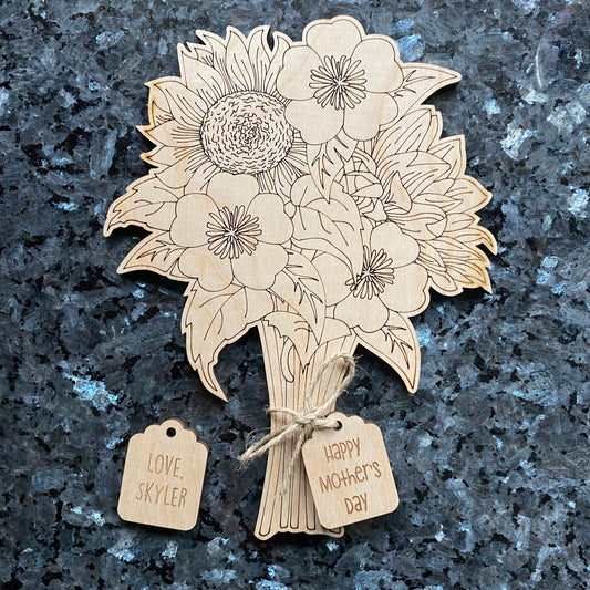 Mother’s Day Wood Bouquet